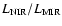 $L_{{\rm NIR}}/L_{{\rm MIR}}$