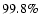 $99.8\%$