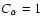 $C_\alpha =1$