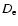 $D_{\rm e}$