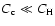 $C_{\rm c}\ll C_{\rm H}$