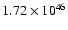 $1.72\times10^{46}$