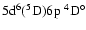 $\rm 5d^6(^5D)6p \ ^4D^\circ$