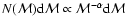 $N({\cal{M}}){\rm d}{{\cal{M}}}\propto {\cal{M}}^{-\alpha}{\rm d}{{\cal{M}}}$