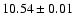 $10.54 \pm 0.01$