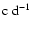$\rm {c~d^{-1}}$