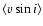 $\langle v\sin i\rangle $