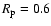 $R_{\rm p} = 0.6$