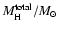 $M^{{\rm total}}_{\rm H}/M_\odot$