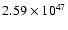 $2.59\times 10^{47}$