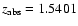 ${z_{\rm abs}} = 1.5401$
