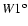 $W1^{{\rm o}}$