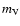 $m_{\rm V}$