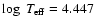 $\log~T_{\rm eff}= 4.447$