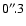 $0\hbox{$^{\prime\prime}$ }{\mbox{}\hspace{-0.15cm}.} 3$