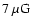 $7~\mu {\rm G}$