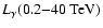 $L_\gamma (0.2{-}40~{\rm TeV})$