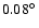 $0.08\hbox {$^\circ $ }$