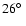 $26\hbox{$^\circ$ }$