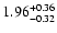 $\rm 1.96^{+0.36}_{-0.32}$