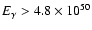 $E_{
\gamma}>4.8\times 10^{50}$