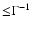 ${\le}\Gamma^{-1}$