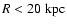 $R<20~{\rm kpc}$