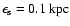 $\ensuremath{{\epsilon}_{\rm s}} = 0.1~\ensuremath{{\rm kpc}} $