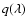 $q(\lambda)$
