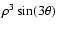 $\rho^3\sin(3\theta)$