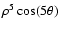 $\rho^5\cos(5\theta)$