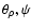 $\theta_\rho,\psi$