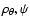 $\rho_\theta,\psi$