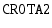 $\displaystyle {\tt CROTA2}$