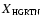 $X\mbox{$_{\mbox{\tiny HGRTN}}$ }$