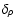 $\delta_\rho$