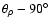 $\theta_\rho - 90\hbox{$^\circ$ }$