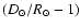 $(D_\odot/R_\odot - 1)$