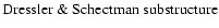 ${\rm Dressler\ \&\ Schectman\ substructure}$