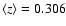 $\left<z\right>=0.306$