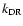 $k_{\rm DR}$