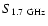 $S_{{\rm 1.7~GHz}}$
