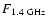 $F_{1.4~{\rm GHz}}$