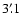 $3'~\hspace{-1.7mm}.\hspace{.0mm}1$