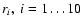 $r_i,~i=1\ldots10$