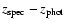 $z_{\rm spec}-z_{\rm phot}$