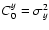 $C_0^y=\sigma^2_y$