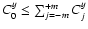 $C_0^y \le \sum_{j=-m}^{+m} C_j^{y}$
