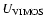$U_{\rm VIMOS}$