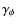 $\gamma_{\phi}$
